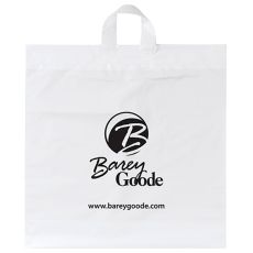 Plastic Bag with Soft Loop Handles - 20