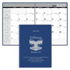 Spiral Bound Academic Monthly Planner