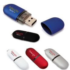 8GB Oval 2.0 USB Flash Drive