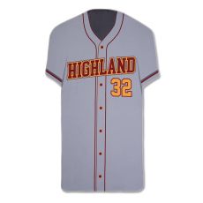 Terry Velour Jersey-Shaped Towel - 42