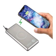 UL Listed Light-Up Qi Wireless Power Bank - 10,000 mAh