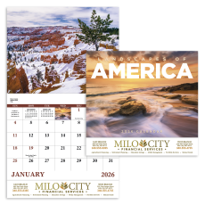 Landscapes of America Calendar - Stapled