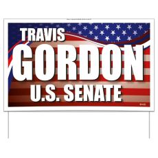 18 pt. Poster Board Full Color 2-Sided Yard Sign - 16