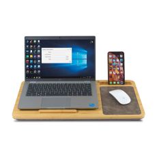 Bamboo Lap Desk with Mouse Pad