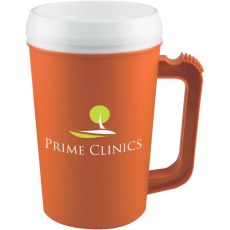 22 oz. Double Wall Insulated Plastic Travel Mug