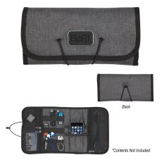 Travel Tech Organizer with Bungee Closure