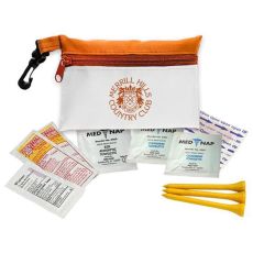 Golf Bag Safety Kit in Zip Bag with Clip