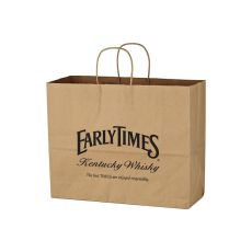 Brown Kraft Paper Bag with Handles - 16