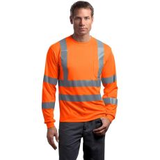 CornerStone® ANSI 107 Class 3 Reflective Long Sleeve T-Shirt - Unisex