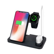 4-in-1 Qi Wireless Charger + Apple Watch, AirPods and Pencil Docking Station