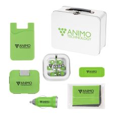 Metal Lunch Box Tech Kit - 7 pc