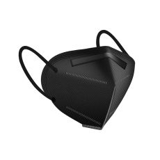 Individually Wrapped Black KN95 Face Mask - Adult