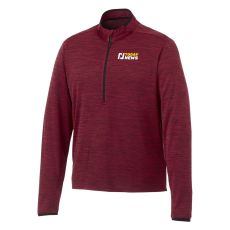 Men's Textured Doubleknit Half Zip Pullover Sweater