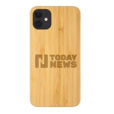Bamboo Phone Case with TPU Bumper for iPhone 12/12 Pro