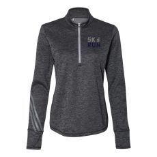 Adidas® Brushed Terry Heathered Quarter-Zip - Women