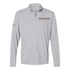Adidas® Lightweight Melange Quarter-Zip Pullover