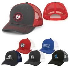 Collage Basecamp Adjustable Mesh Back Trucker Cap
