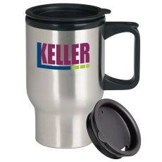 17 oz. Stainless Steel Travel Mug with Tapered Base