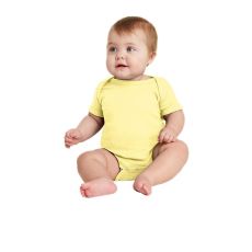 Rabbit Skins Infant Short Sleeve Baby Rib Bodysuit