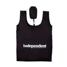 Folding Polyester Grocery Tote with Clip - 13 2/3