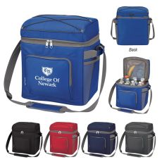 Tall Cooler Bag with Mesh Accents - 24 Can