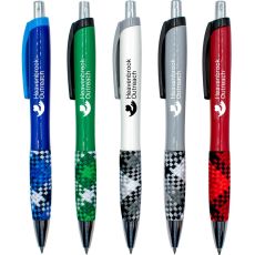 Plaid Cardigan Retractable Pen
