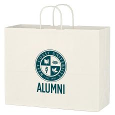White Kraft Paper Bag with Handles - 16