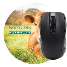 Lightweight Non-Slip Round Computer Mouse Pad - 5