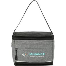 Two-Toned Heathered Lunch Cooler - 6 Can