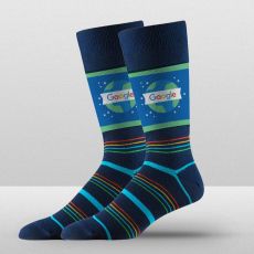 Strideline Full-Color Business Crew Socks