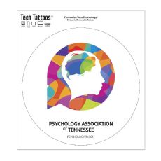 Full Color Round Technology Sticker - 6
