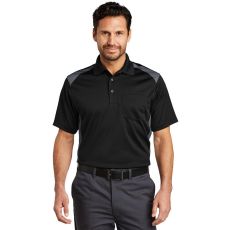 CornerStone® Snag-Proof Colorblock Pocket Polo - Men