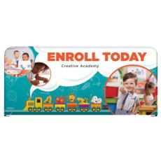 Double-sided Over-The-Top Table Top Wall Display Kit - 8'