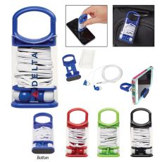 Earbuds with Phone Stand Combo