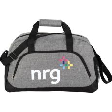 Heathered Polycanvas Duffel Bag -  11 x 18 1/2