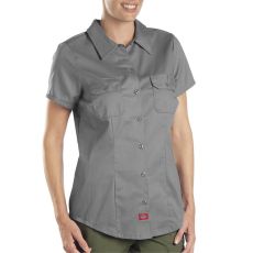Dickies®  Button Down Short-Sleeve Work Shirt - Women