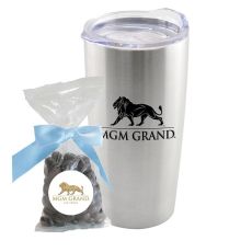 Chocolate Almond Mug Stuffer in Stainless Steel Tumbler
