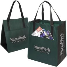 Recyclable Two-Tone Non-Woven Tote - 13