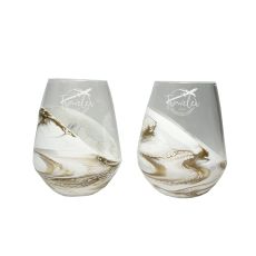 Lynn & Liana Resin Coated Entertaining Glasses (Set of 2)