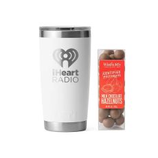 YETI® 20 oz Rambler® Tumbler & Chocolate Gift Set
