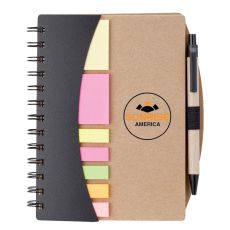Junior Notebook with Pen, Flags & Sticky Notes
