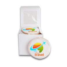 3.5-in Round Jumbo Logo Sugar Cookie - Gift Box of 6
