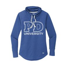 New Era® Sueded Cotton Blend Cowl Neck T-shirt - Women
