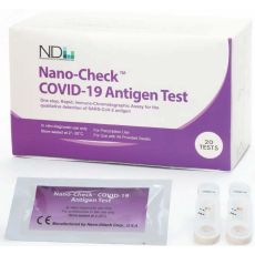 Nano-Check™ COVID-19 Antigen Test - 20 Tests per Box (priced per test)