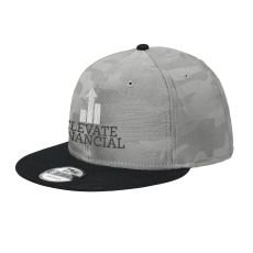 New Era® Camo Flat Bill Snapback Cap