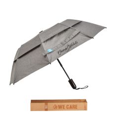Vented Folding Fiberglass Shaft Golf Umbrella - 58