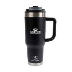 Pelican Porter Dual-Lid Recycled SS Travel Mug - 40 oz.