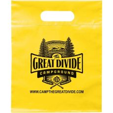 Die-Cut Handle Plastic Bag - 9 1/2
