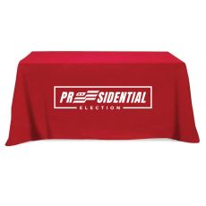 Poly/Cotton 3 Sided Table Cover - 6'