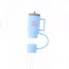 Stanley Cup Style Silicone Straw Topper -  10mm